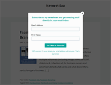 Tablet Screenshot of navneetsau.com